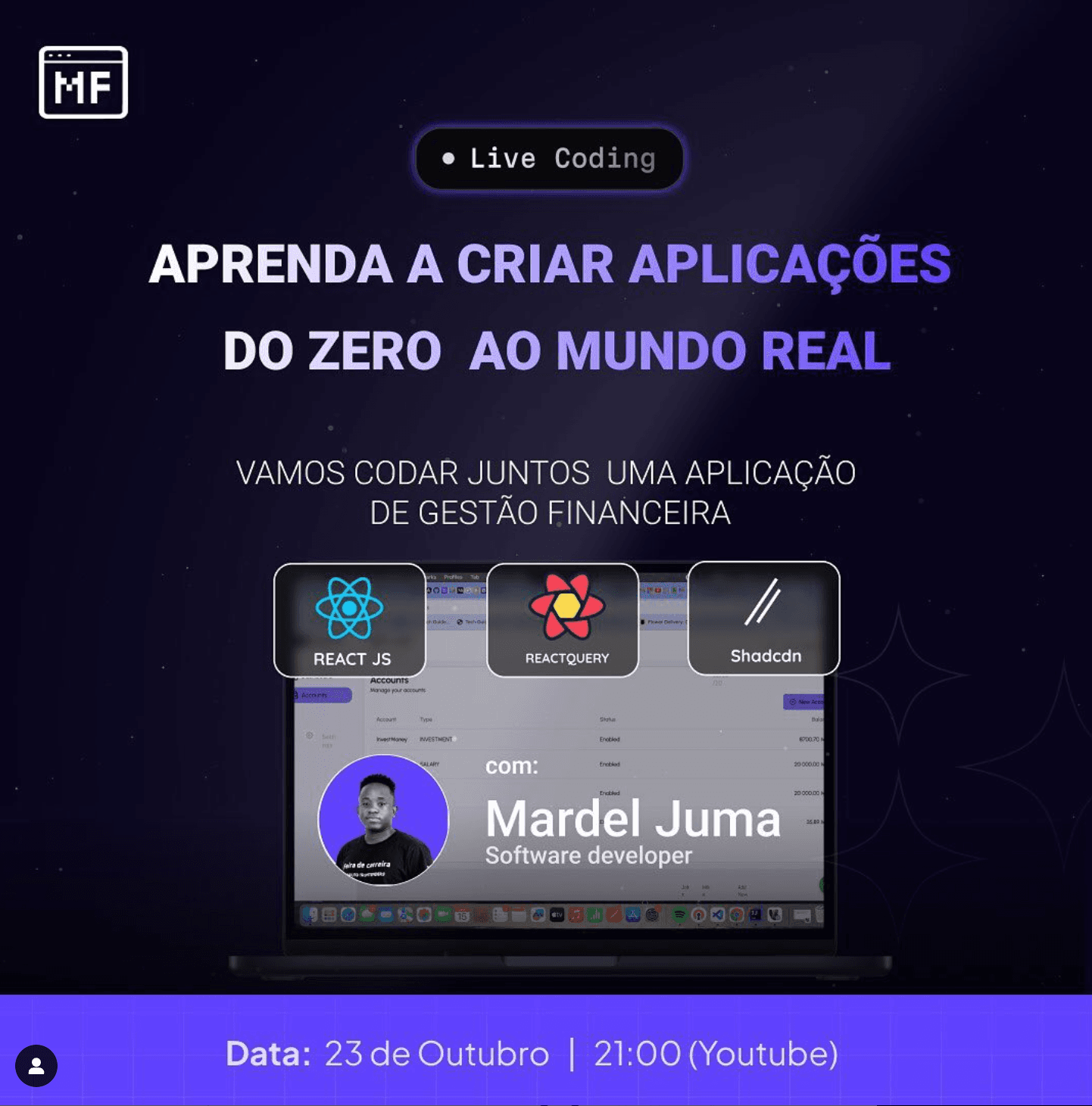 Aprenda a criar aplicações do zero ao mundo real